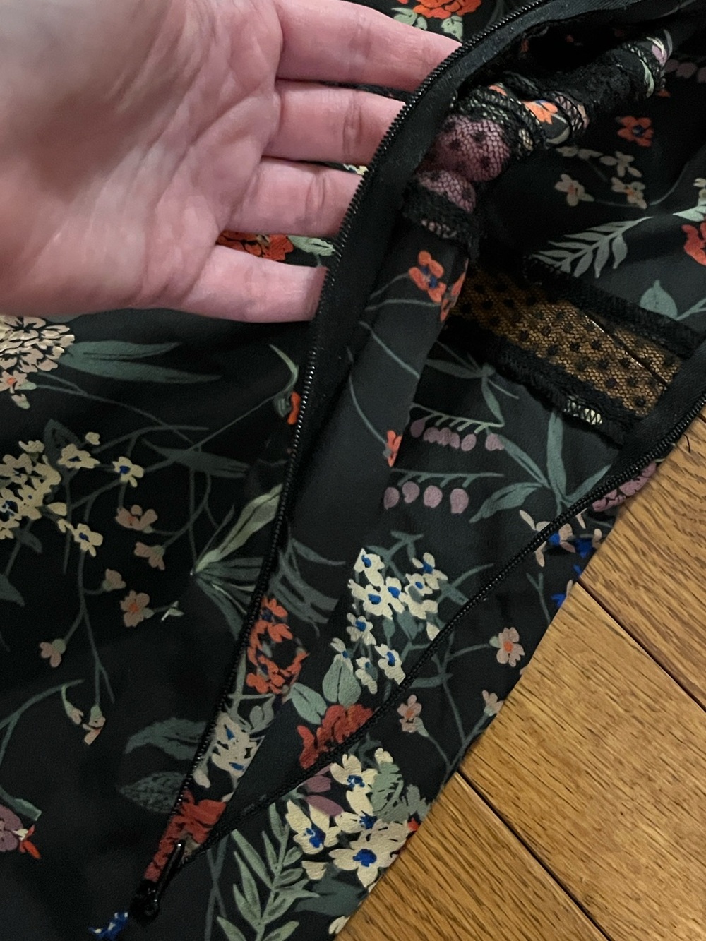 UO Emma Marie Lace Trim Midi Dress - Picture 16 of 16